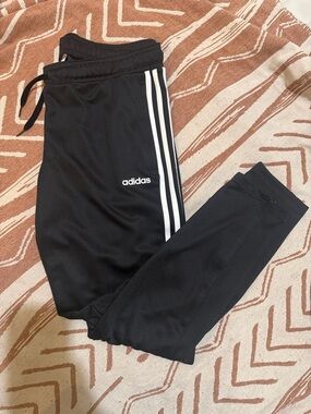 adidas track pants with White 3-Stripes